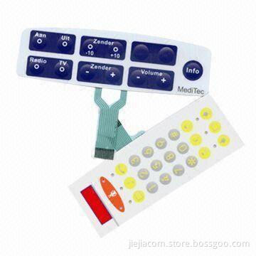 Metal Dome Membrane Switch/Digital Membrane/Keyboard Membrane Switch, 1,000,000 Times Lifespan